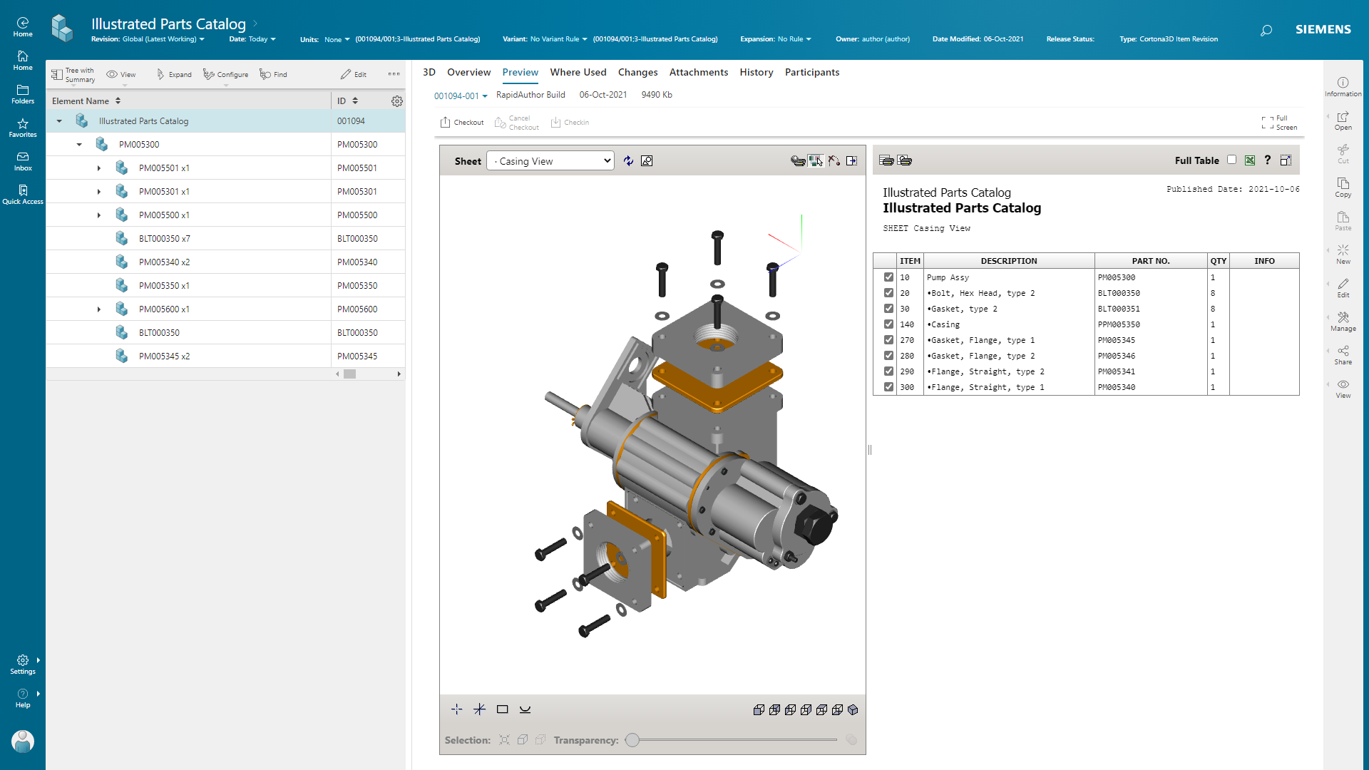 RapidCatalog for Teamcenter